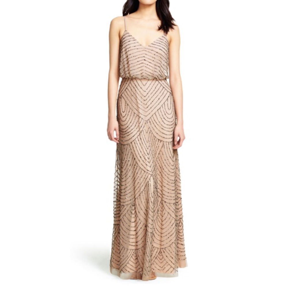 Adriana Papel Beaded Gown